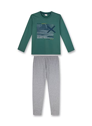 s.Oliver Jungen 245259 Pyjamaset, Faded Green, 140 von s.Oliver