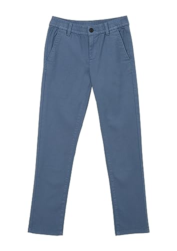 s.Oliver Jungen Chino Slim Fit, Blau, 134 Große Größen von s.Oliver