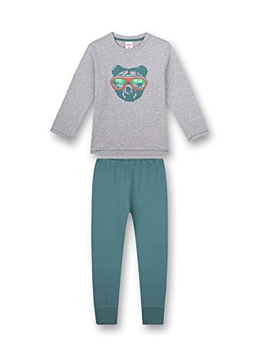 s.Oliver Jungen Schlafanzug lang grau Pyjamaset, Grey Mel, 104 von s.Oliver