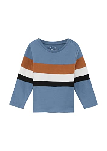 s.Oliver Junior Baby Boys 10.1.14.12.130.2122375 T-Shirts Langarm, Blue, 68 von s.Oliver