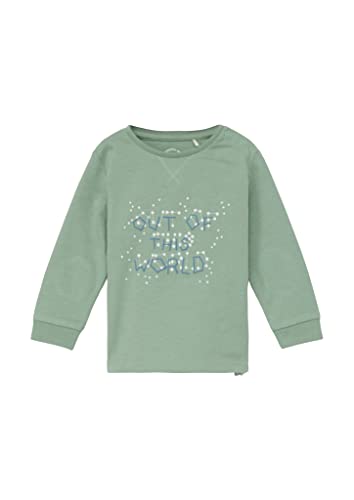 s.Oliver Junior Baby Boys 10.1.14.12.130.2122427 T-Shirt Langarm, Green, 80 von s.Oliver