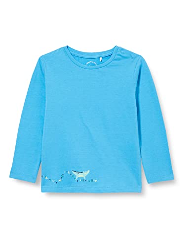 s.Oliver Junior Baby Boys 2130725 T-Shirt, Langarm, türkis 6431, 68 von s.Oliver