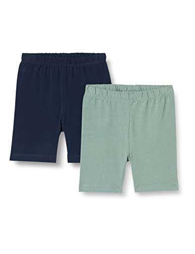 s.Oliver Junior Baby Boys 2130769 Doppelpack Biker Short, blau 5952, 68 von s.Oliver