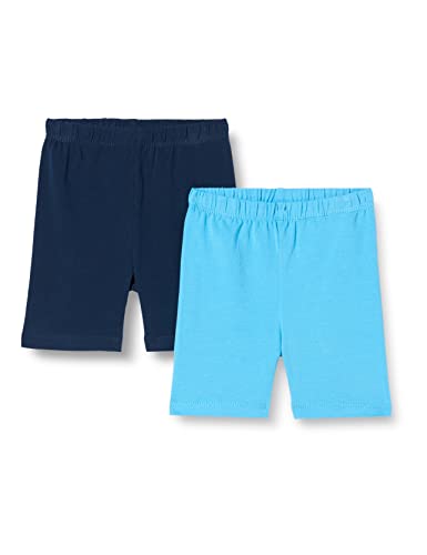 s.Oliver Junior Baby Boys 2130769 Doppelpack Biker Short, türkis 6431, 68 von s.Oliver