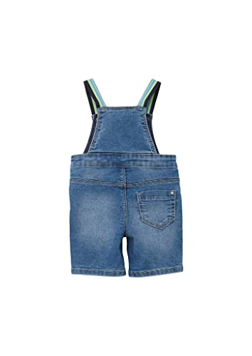 s.Oliver Junior Baby Boys Jeans-Latzhose, kurz, Blue, 62 von s.Oliver