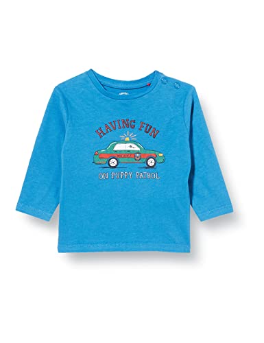 s.Oliver Junior Baby Boys Langarm, 5952 T-Shirt, Blue, 62 von s.Oliver