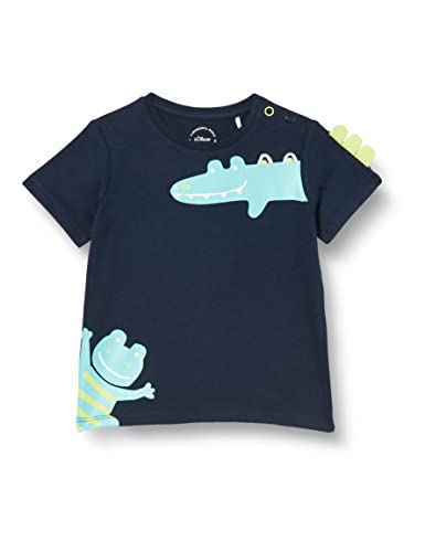 s.Oliver Junior Baby Boys T-Shirt, Kurzarm, Blue, 68 von s.Oliver