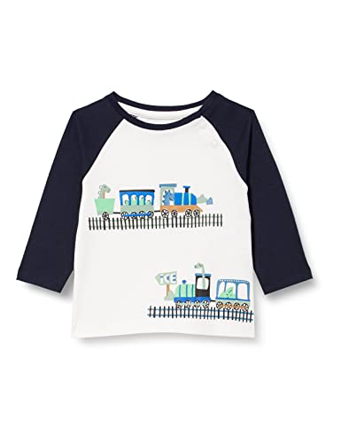 s.Oliver Baby - Jungen 10.1.14.12.130.2122460 T-Shirt Langarm, Weiß #F2f3f4, 62 von s.Oliver