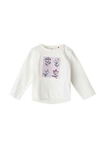 s.Oliver Junior Baby Girls 10.1.14.12.130.2123272 T-Shirts Langarm, White, 62 von s.Oliver