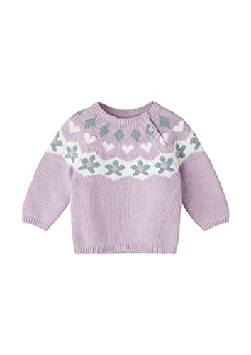 s.Oliver Junior Baby Girls 10.1.14.17.170.2123328 Pullover Sweater, Lilac/Pink, 62 von s.Oliver