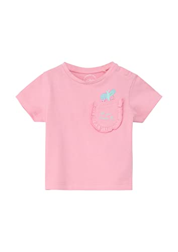 s.Oliver Junior Baby Girls 2130613 T-Shirt, Kurzarm, PINK, 80 von s.Oliver
