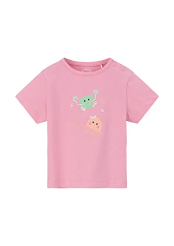 s.Oliver Junior Baby Girls 2130650 T-Shirt, Kurzarm, rosa 4325, 62 von s.Oliver