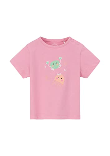 s.Oliver Junior Baby Girls 2130650 T-Shirt, Kurzarm, rosa 4325, 68 von s.Oliver