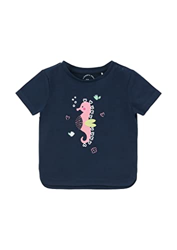 s.Oliver Junior Baby Girls 2130660 T-Shirt, Kurzarm, blau 5952, 80 von s.Oliver