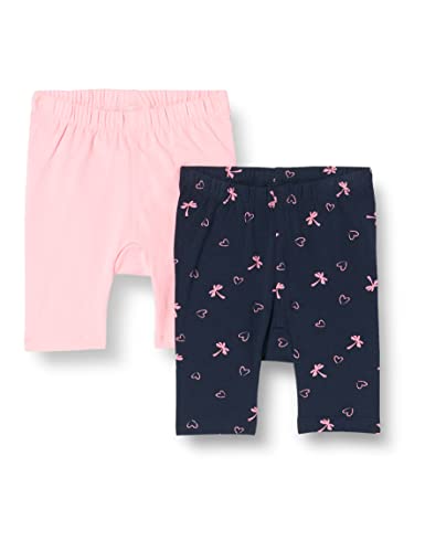 s.Oliver Junior Baby Girls 2130666 Doppelpack Capri Leggings, rosa 4325, 68 von s.Oliver