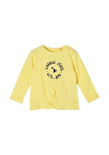 s.Oliver Junior Baby Girls 405.10.202.12.130.2110013 T-Shirt, Light Yellow, 86 von s.Oliver