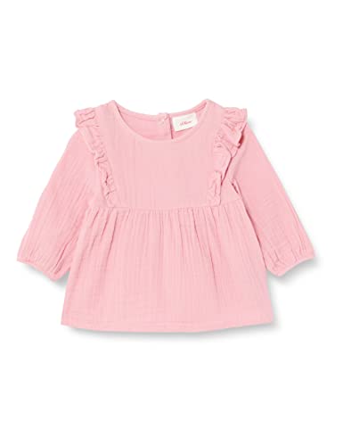 s.Oliver Junior Baby Girls 2130609 Blusen, Langarm, Rosa 4325, 74 von s.Oliver