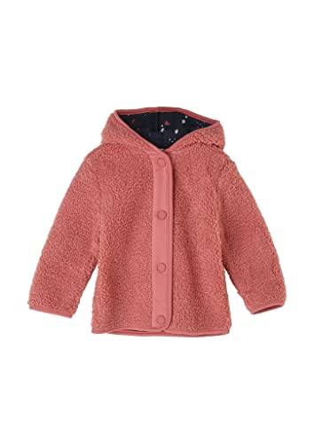 s.Oliver Junior Baby Girls Jacke aus Teddyplüsch, red, 92 von s.Oliver