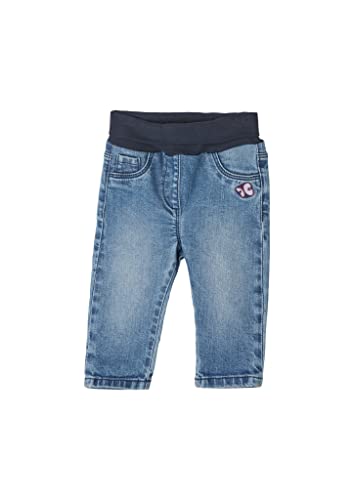 s.Oliver Junior Baby Girls 2122106 Jeans-Hose, blau 55Z4, 62 von s.Oliver