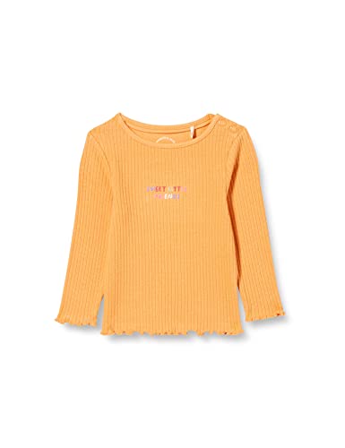 s.Oliver Unisex Baby 2120127 Langarmshirt, Orange #E3a857, 74 von s.Oliver