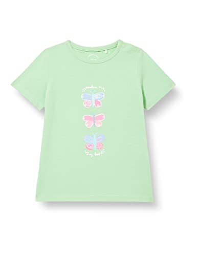 s.Oliver Junior Baby Girls 2130612 T-Shirt, Kurzarm, Green, 74 von s.Oliver