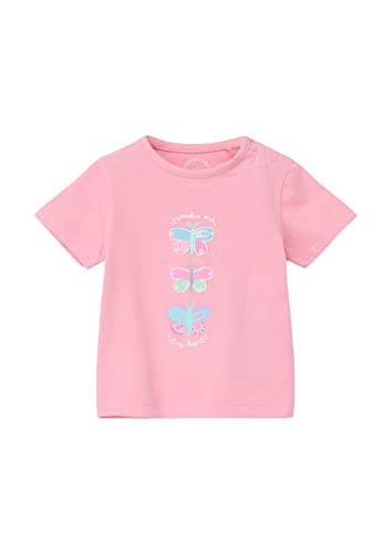 s.Oliver Junior Baby Girls 2130612 T-Shirt, Kurzarm, PINK, 62 von s.Oliver
