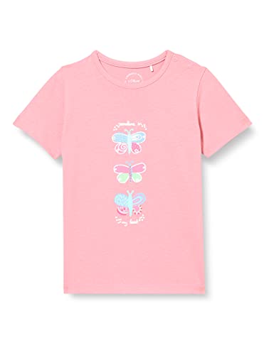 s.Oliver Junior Baby Girls 2130612 T-Shirt, Kurzarm, PINK, 74 von s.Oliver