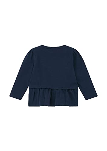 s.Oliver Junior Baby Girls T-Shirt, Langarm, Blue, 80 von s.Oliver