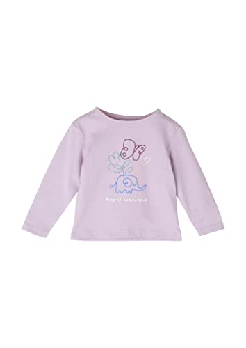 s.Oliver Junior Baby Girls 10.1.14.12.130.2123266 T-Shirts Langarm, Lilac/Pink, 86 von s.Oliver