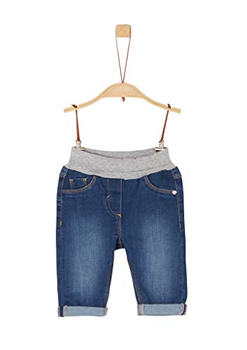 s.Oliver Unisex - Baby Jeans mit Umschlagbund, 56z2, 74 von s.Oliver