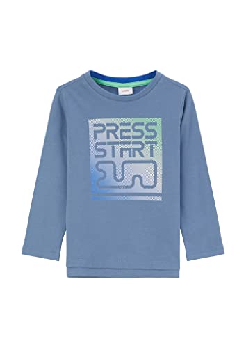 s.Oliver Junior Boy's 10.3.13.12.130.2122960 T-Shirt Langarm, Blau 5588, 92-98 von s.Oliver