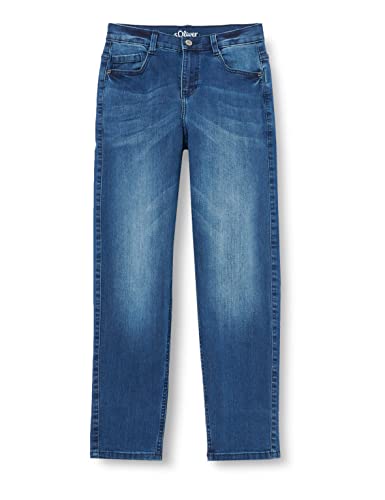 s.Oliver Junior Boy's 2124936 Jeans Hose, Tapered Leg, blau 57Z6, 164/SLIM von s.Oliver