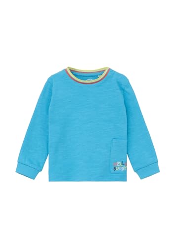 s.Oliver Junior Boy's 2128446 T-Shirt, Langarm, Blue Green, 62 von s.Oliver