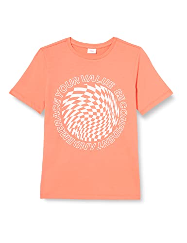 s.Oliver Junior Boy's 2130526 T-Shirt, Kurzarm, orange 2350, 176 von s.Oliver