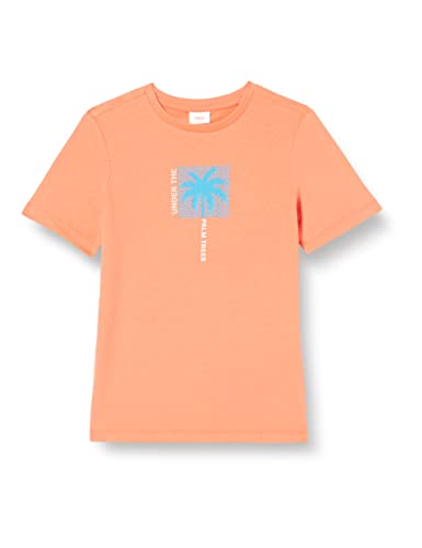 s.Oliver Junior Boy's 2130681 T-Shirt, Kurzarm, orange 2350, 104/110 von s.Oliver