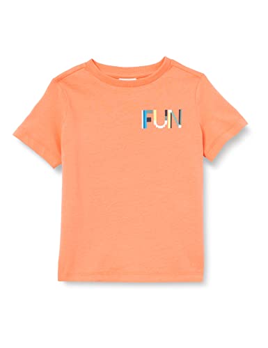 s.Oliver Junior Boy's 2130687 T-Shirt, Kurzarm, orange 2350, 104/110 von s.Oliver