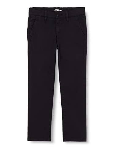 s.Oliver Junior Boy's Chino, Skinny Seattle, Black, 134 von s.Oliver