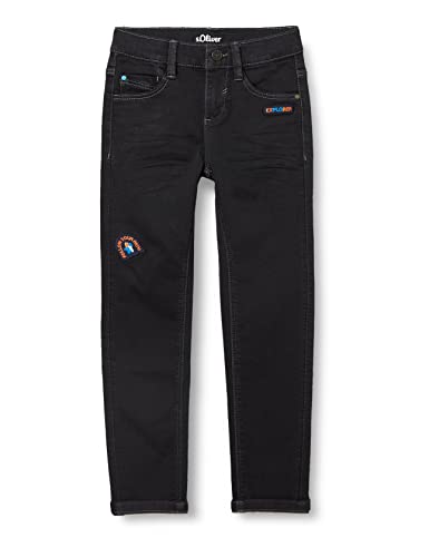 s.Oliver Junior Boy's 2117969 Jeans, Brad Slim Fit, schwarz, 104 von s.Oliver