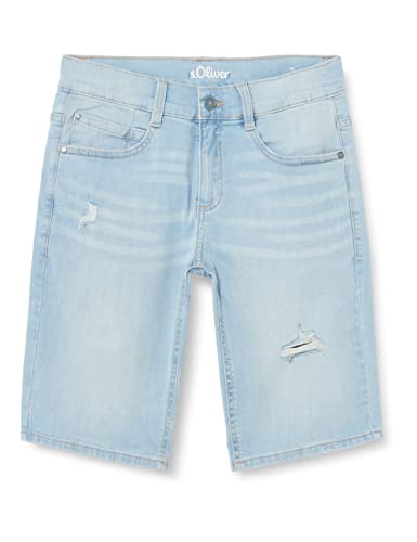 s.Oliver Junior Boy's Jeans Bermuda, Fit Seattle, Blue, 152/SLIM von s.Oliver