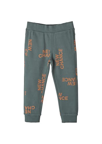 s.Oliver Junior Boy's Joggpant mit Allover Print, Petrol, 134 von s.Oliver