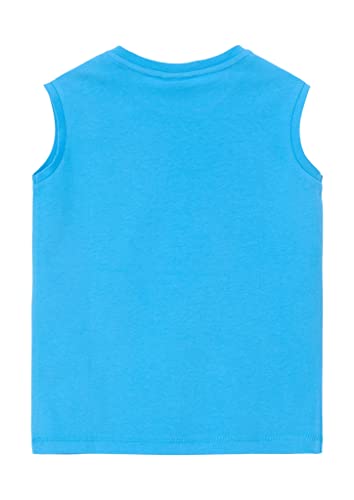 s.Oliver Junior Boy's Jungen T-Shirt, ärmellos, Blue Green, 104/110 von s.Oliver