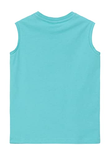 s.Oliver Junior Boy's Jungen T-Shirt, ärmellos, Blue Green, 104/110 von s.Oliver