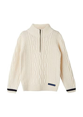 s.Oliver Junior Boy's Pullover, White (as3, Numeric, Numeric_140, Regular, beige, 140) von s.Oliver