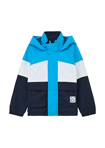 s.Oliver Boy's 2125068 Windbreaker Jacke, Blue, 128 von s.Oliver