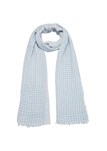 s.Oliver Junior Damen 201.10.105.25.277.2064663 Schal, Light Blue Check, 1 von s.Oliver