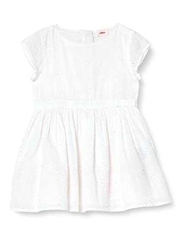 s.Oliver Junior Girl's 2127404 Kleid, kurz, White, 104 von s.Oliver