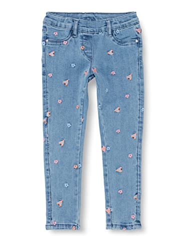 s.Oliver Junior Girl's 2127778 Skinny Jeans mit Stickerei, Blau 54Z2, 98/Slim von s.Oliver