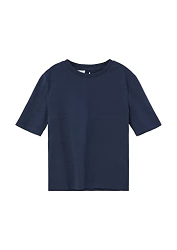 s.Oliver Junior Girl's 2128013 T-Shirt, Kurzarm, Blue, 140 von s.Oliver