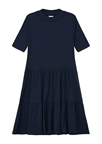 s.Oliver Junior Girl's 2128555 Kleid, kurz, Blue, 134 von s.Oliver