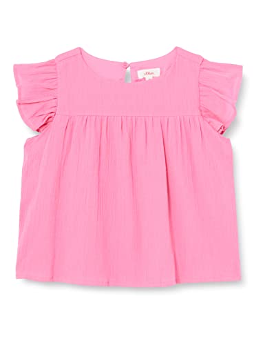 s.Oliver Junior Girl's Bluse, Kurzarm, PINK, 104/110 von s.Oliver